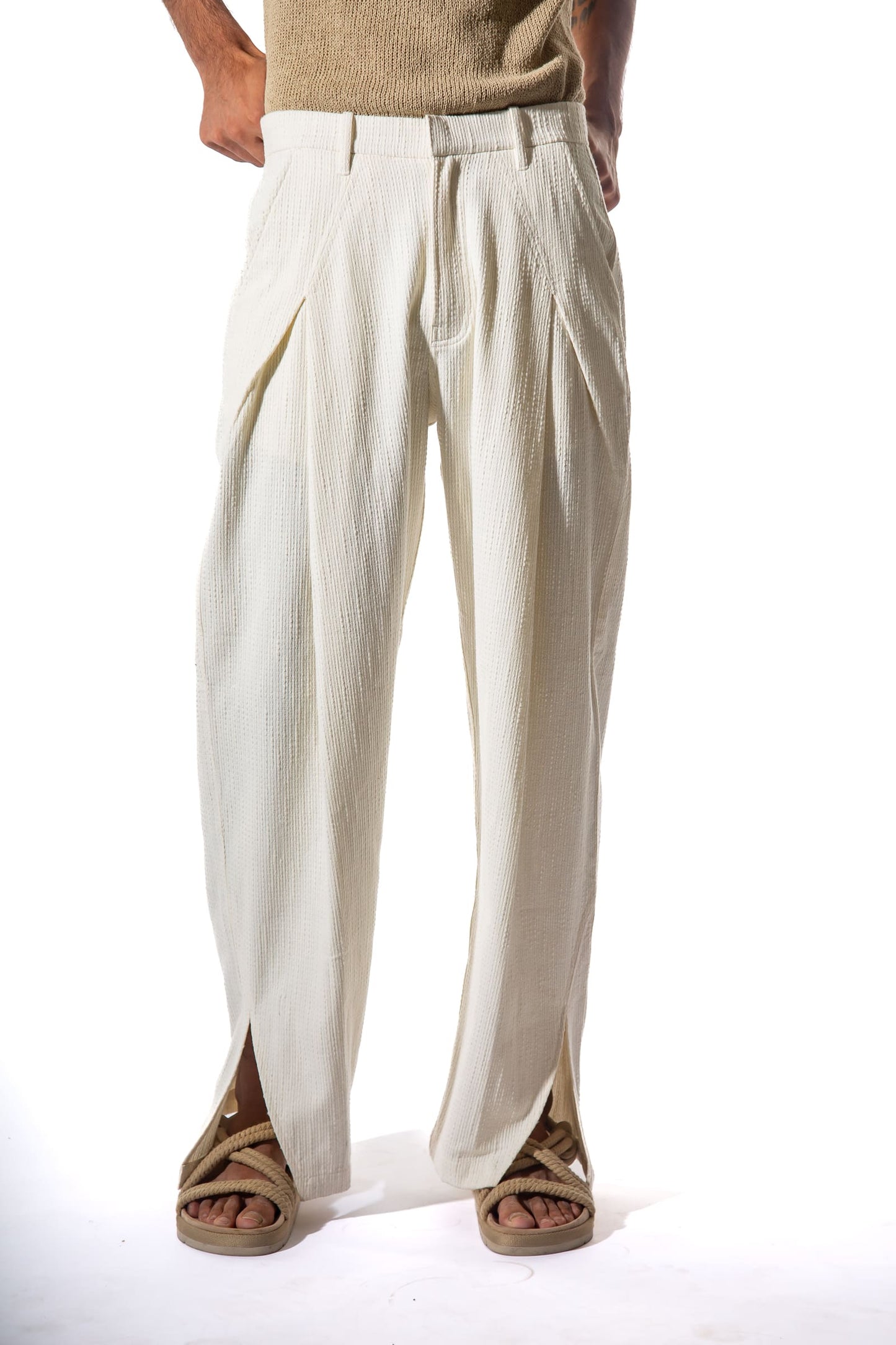 White Camp Pants