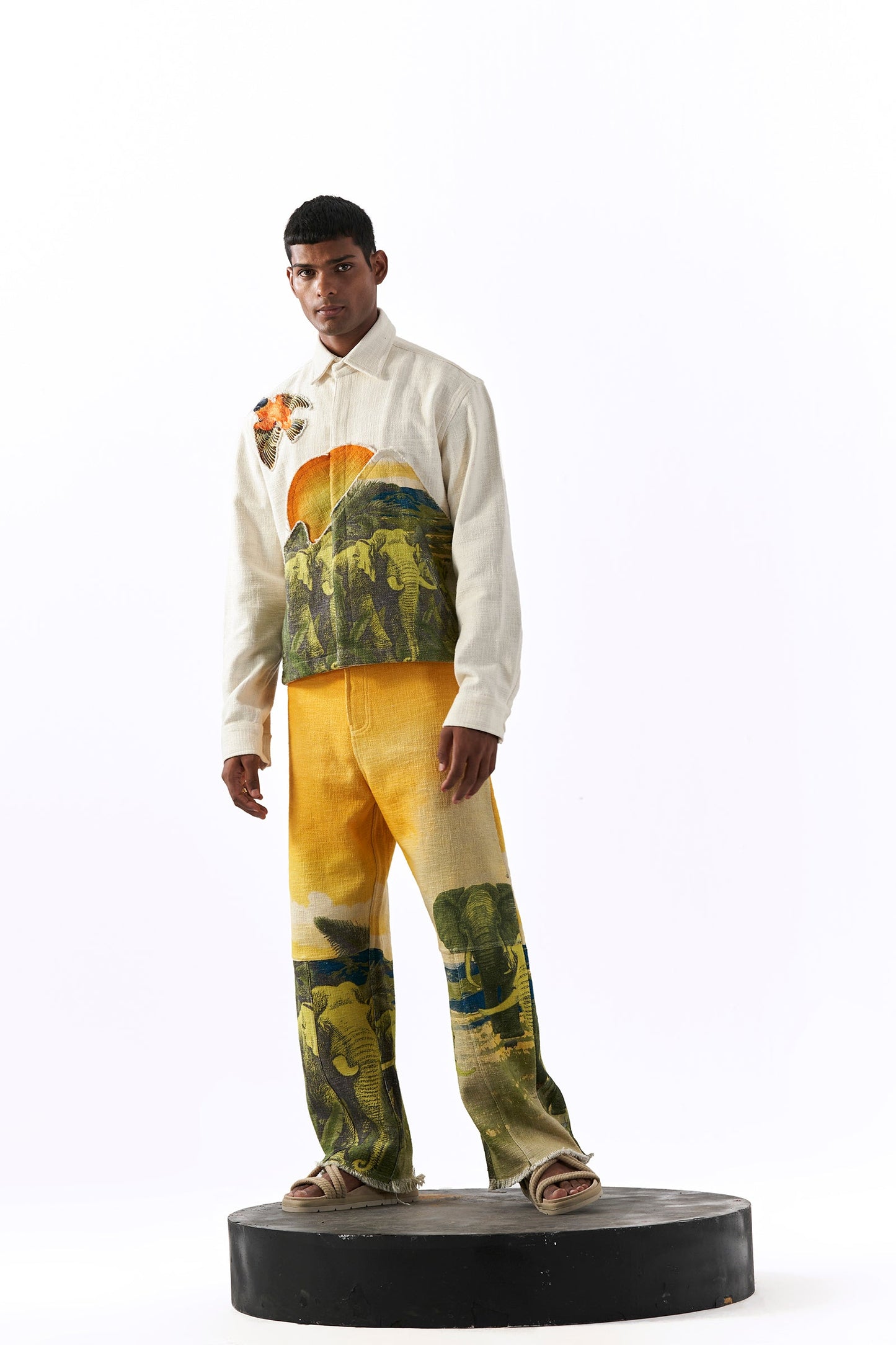 Elephant Landscape Lounge Pants