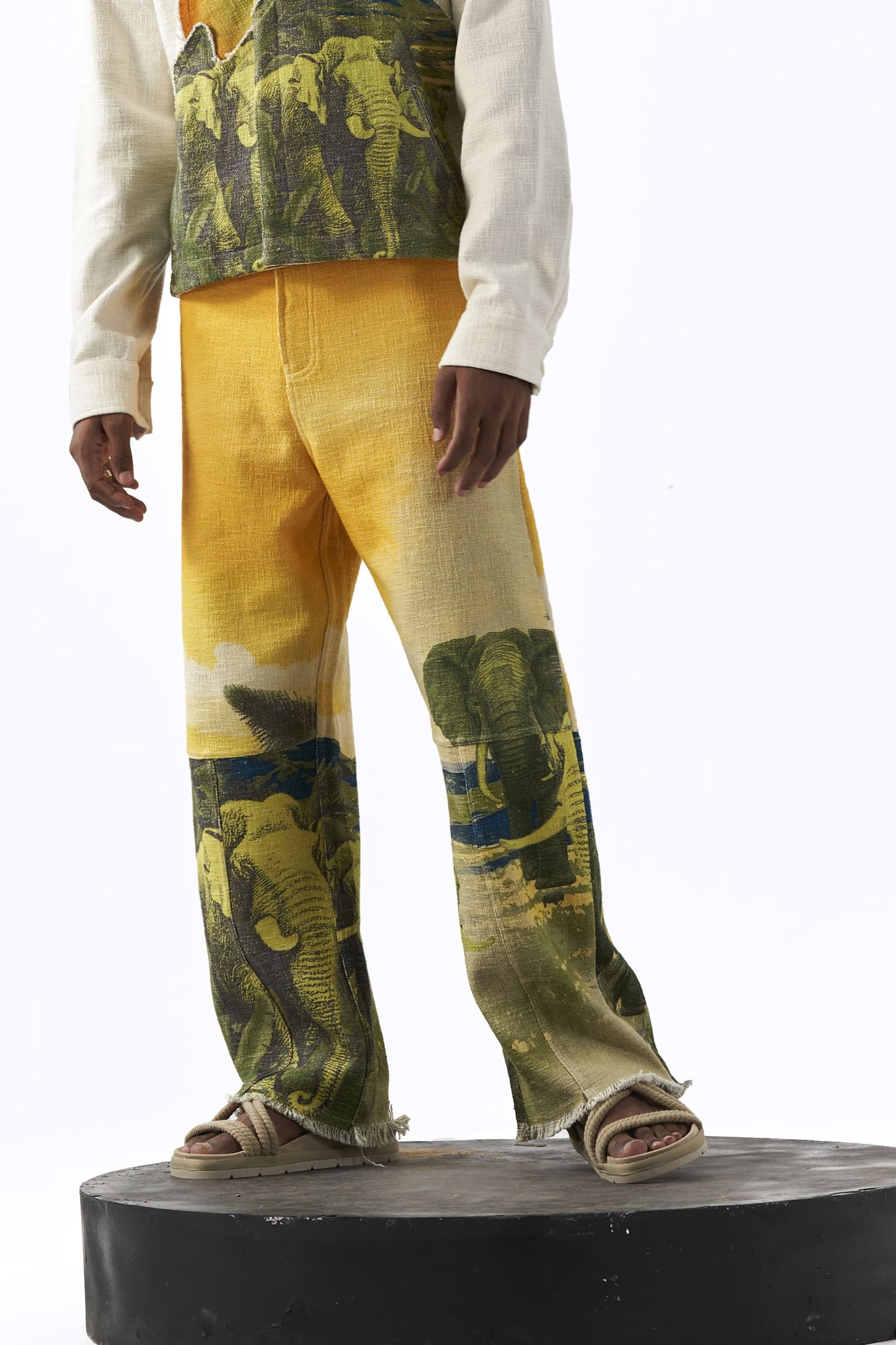 Elephant Landscape Lounge Pants