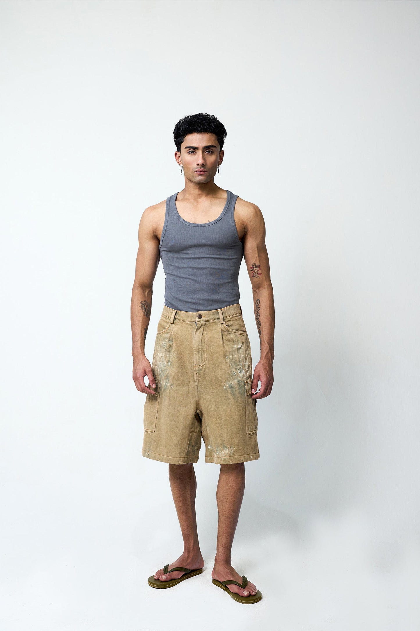 Dusty Holed Jorts