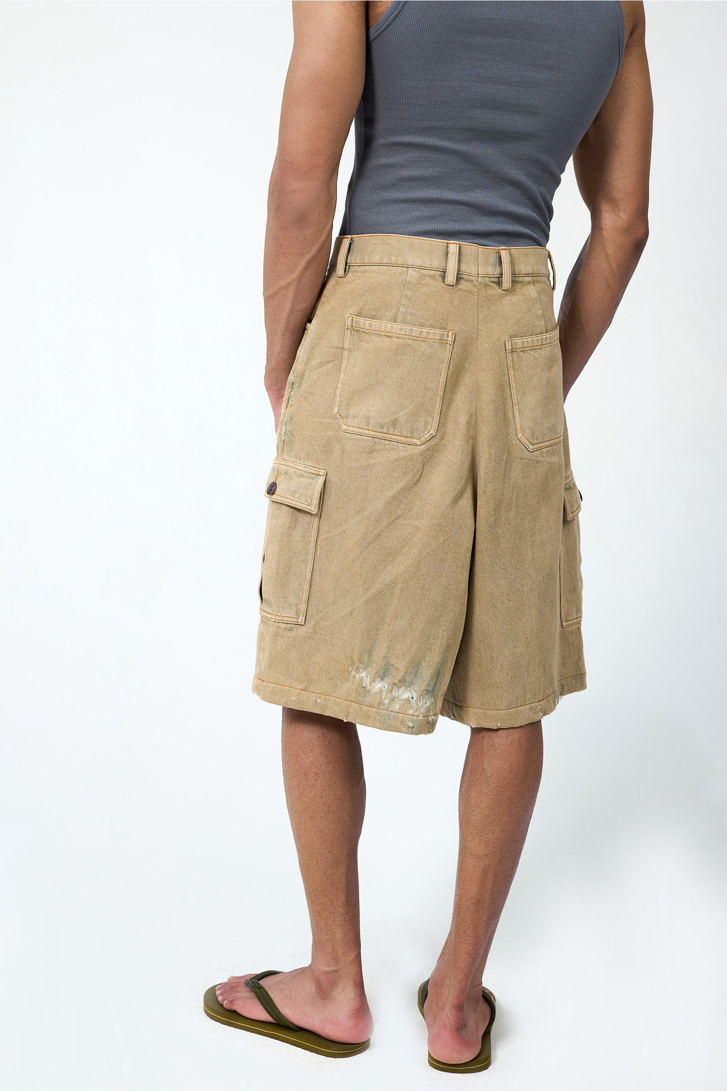 Dusty Holed Jorts