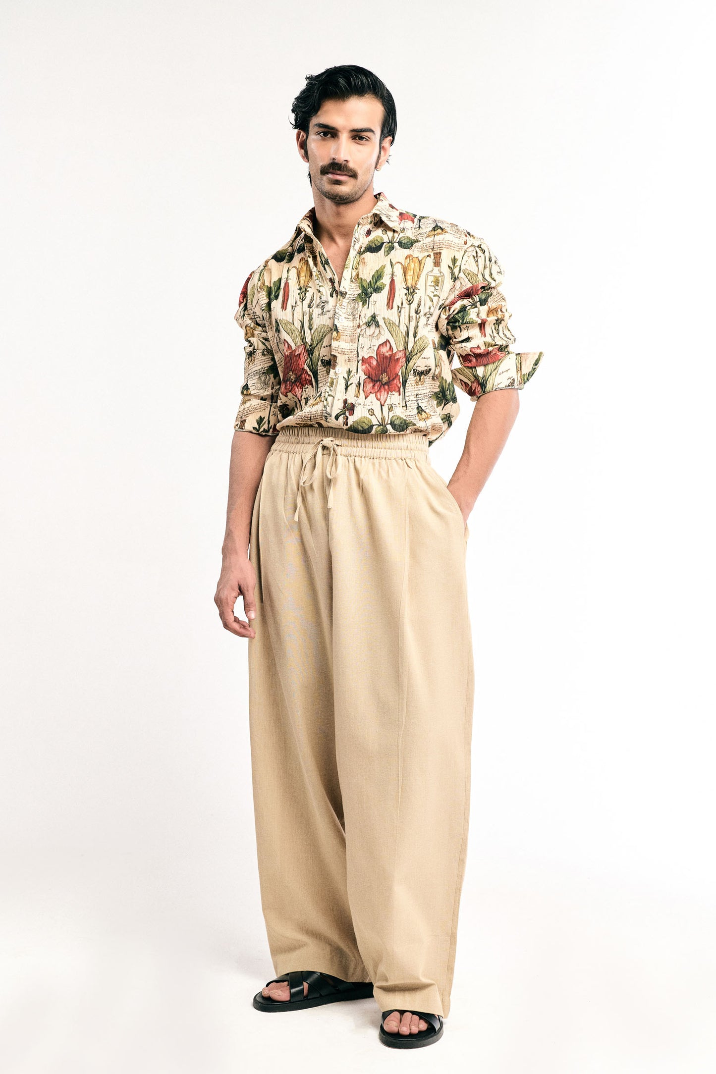 Ecru Relaxed Pants