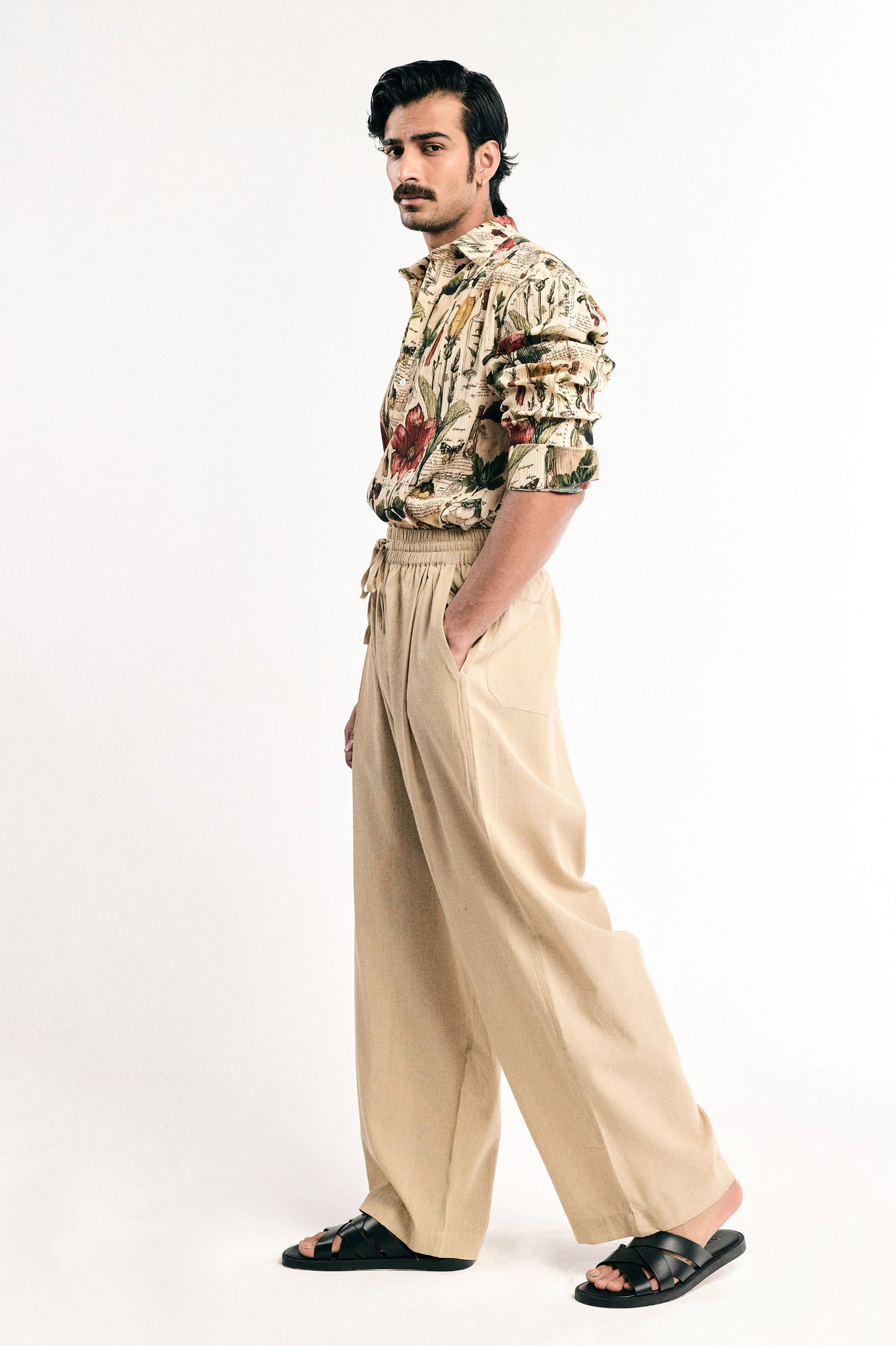 Ecru Relaxed Pants