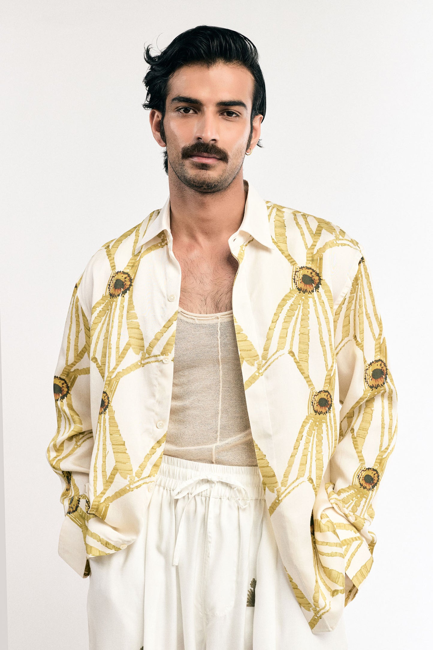 Yellow Turtle Flower Shirt