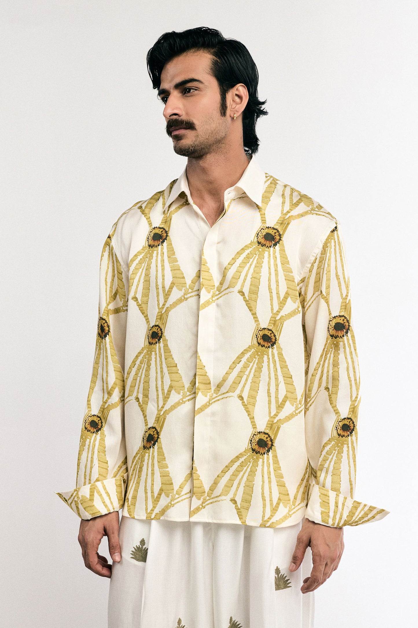 Yellow Turtle Flower Shirt