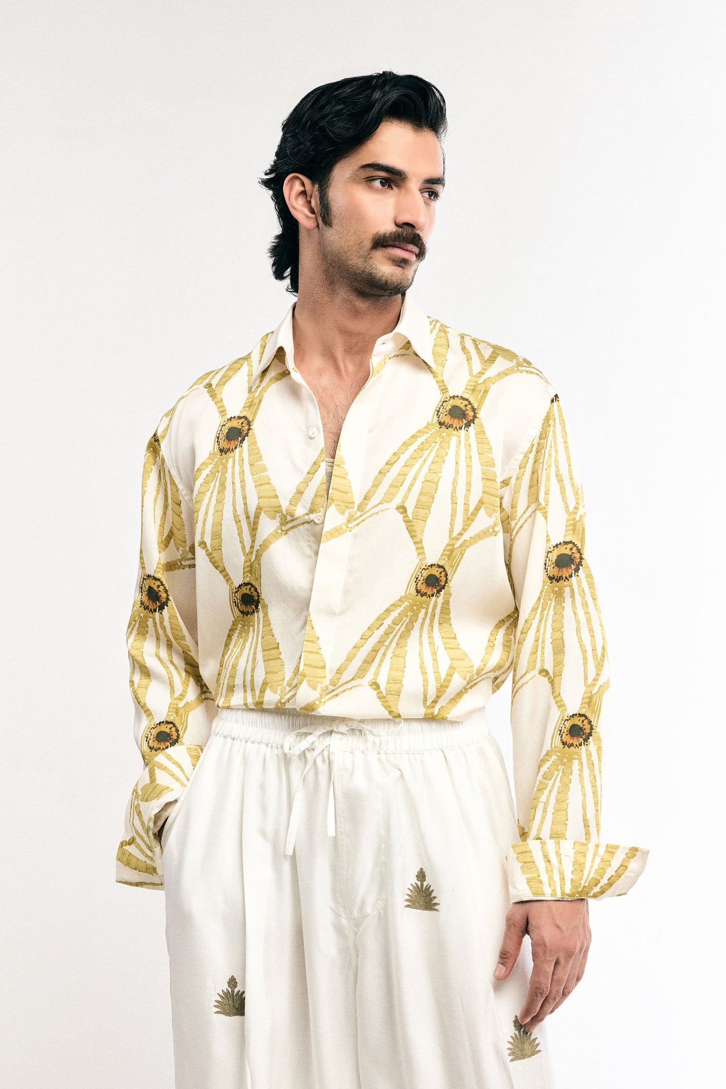 Yellow Turtle Flower Shirt