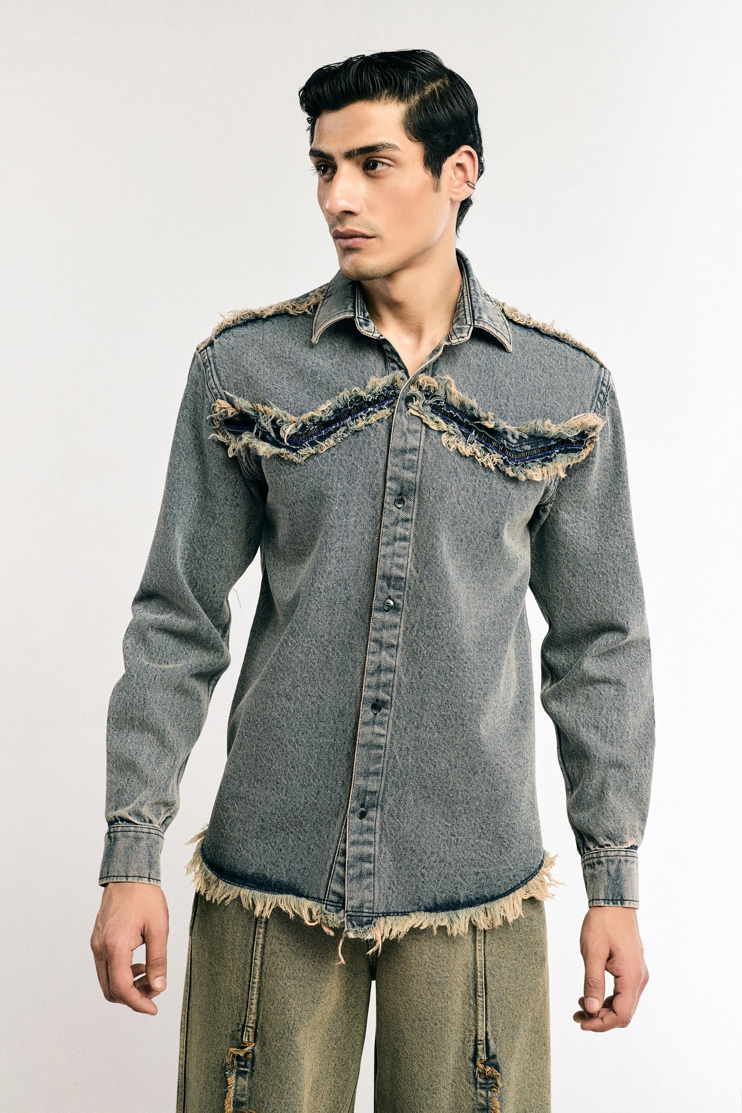 Tactile Denim Shirt
