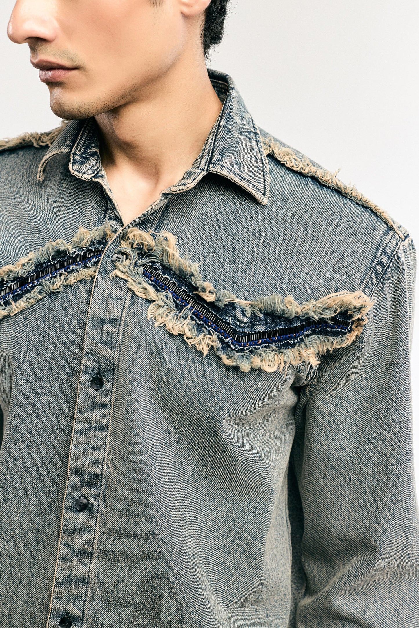 Tactile Denim Shirt