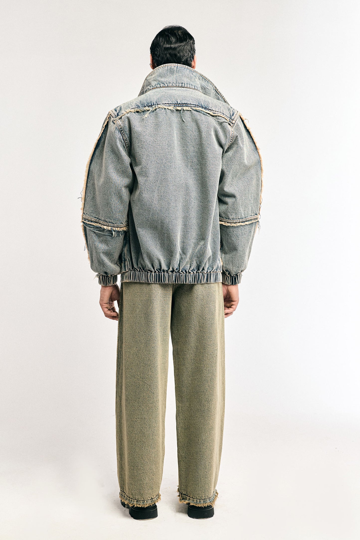 Slashing Denim Pants