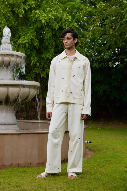 Triune | White Beach Pant
