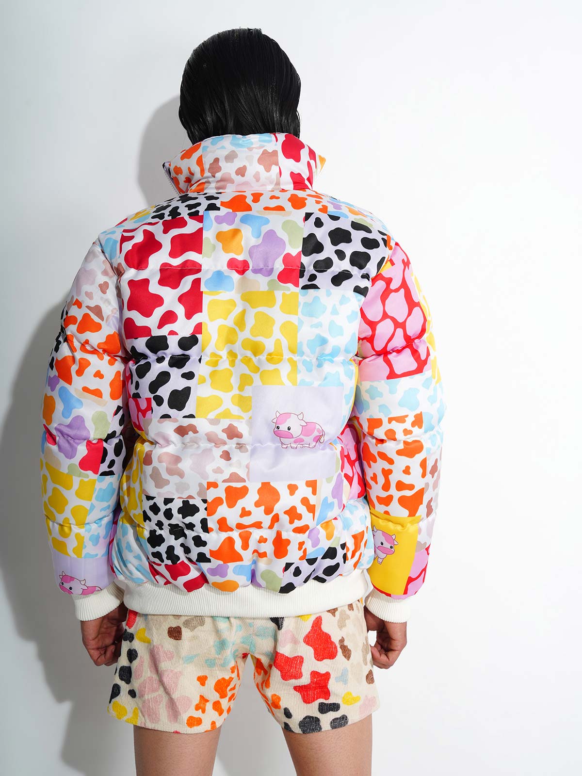 Moo Camouflage Puffer Jacket